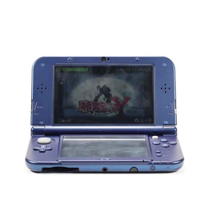 95新任天堂new 3ds Ll 蓝色64g内存卡已破解安装游戏 小白有品 精品二手自营平台