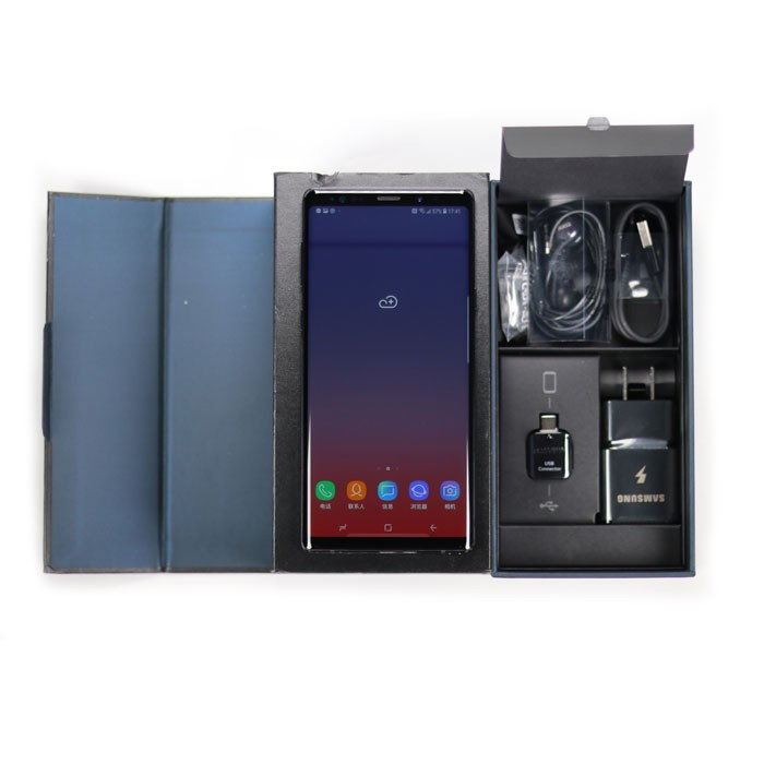 95新 三星 note9(n9600)全套包装配件 丹青黑 8 512g
