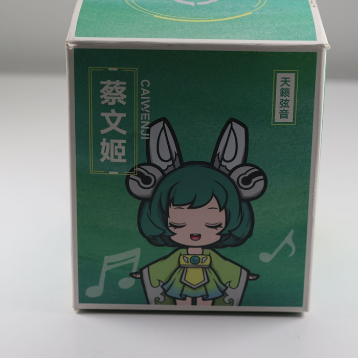 95新 天籁弦音蔡文姬q版手办 白绿色 q版均码