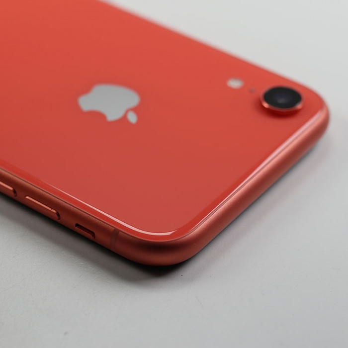 99新 iphone xr 珊瑚色 64g 国行 100%电池0次充电 带