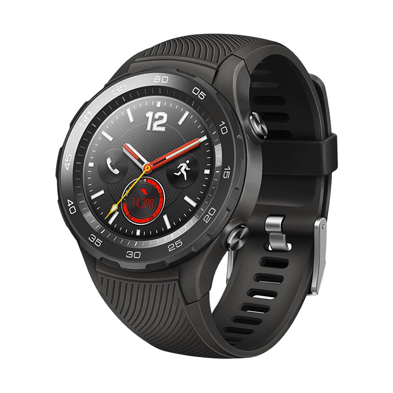 9新 华为watch 2 手表 碳晶黑 插卡4g版