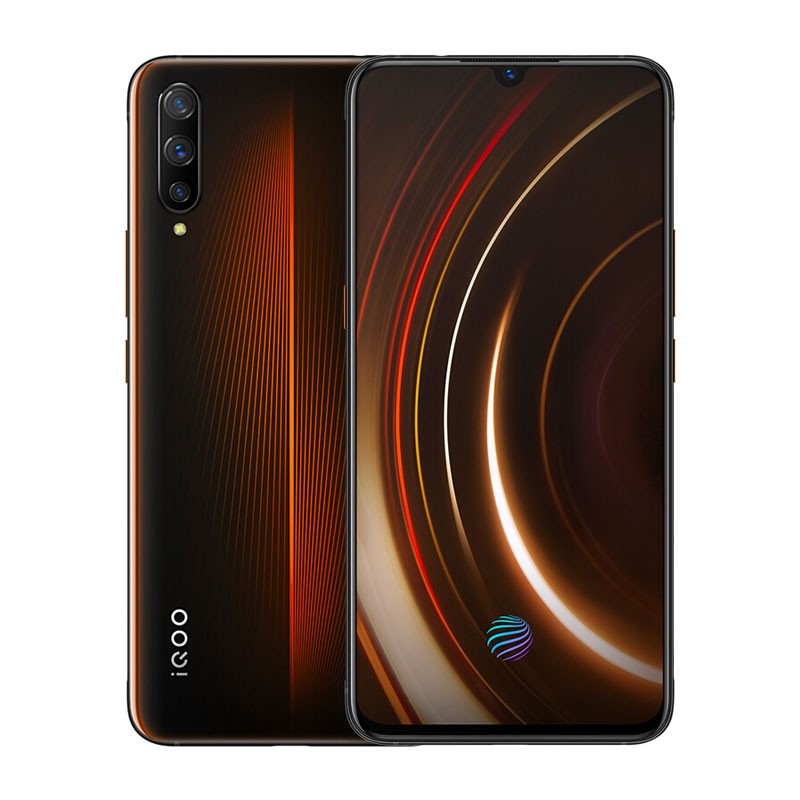 95新 vivo iqoo 熔岩橙 8 128g 带包装配件