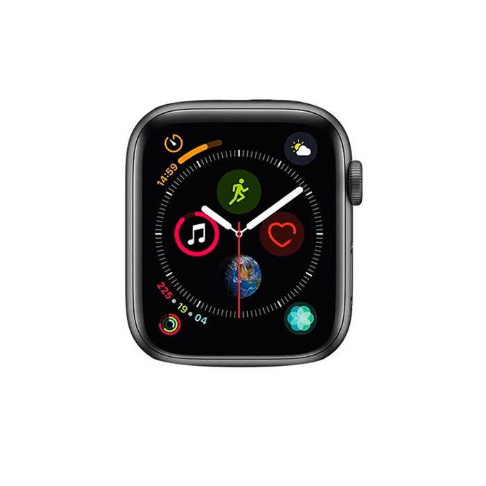 99新 未激活 苹果手表s4 44mm 国行 深空灰色铝金属表壳