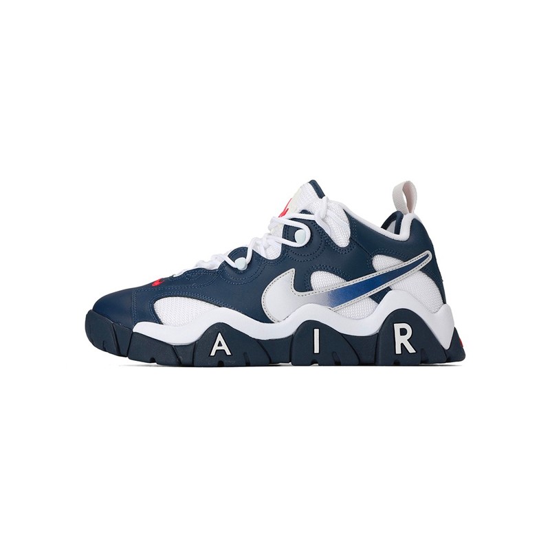 95新 耐克 男子 蓝色 44码 复刻鞋 nike air barrage low 运动鞋 cn