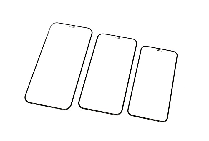 自营0.33高铝全覆盖钢化玻璃膜适用iphone 12系列 型号可选