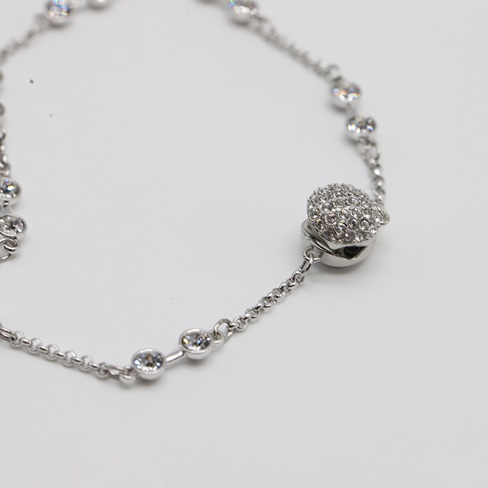 99新 施华洛世奇 镀白金色 闪耀经典 diy手链 swa remix 手链女 专柜