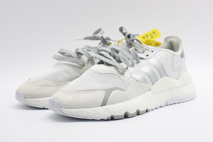 95新 阿迪达斯 三叶草 男子 43码 nite jogger 运动 休闲鞋 fw6145 uk