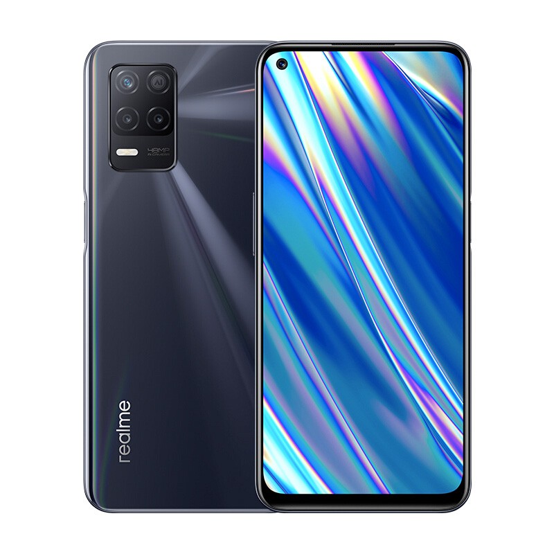 95新 realme q3i 粒子灰 6 128g 带包装配件 官方保修到2022年8月5号