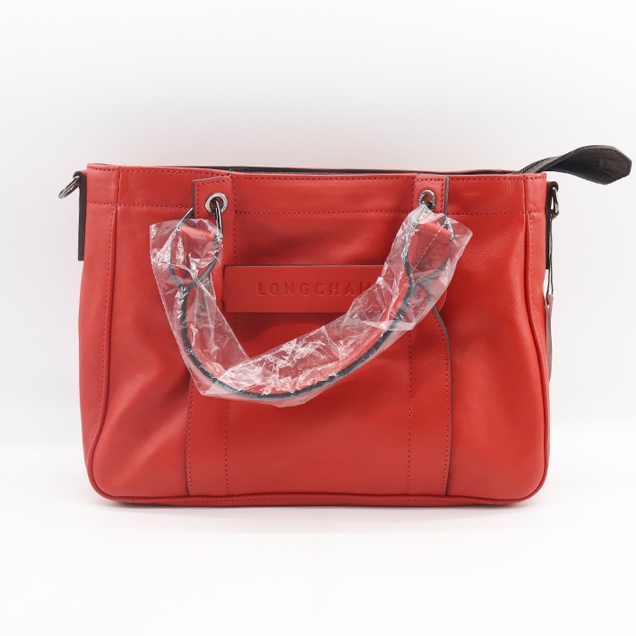 95新 女包longchamp 珑骧 女士牛皮小号手提单肩包 1
