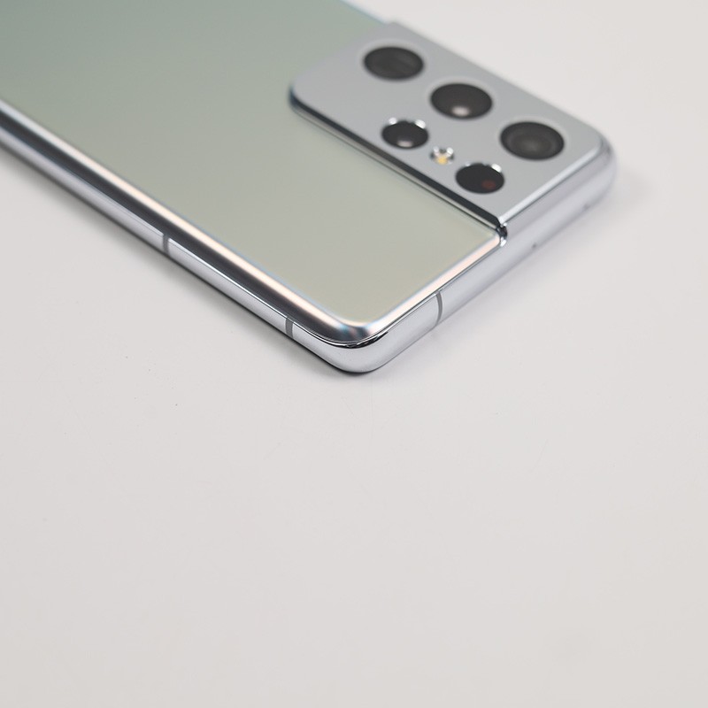 95新 三星 galaxy s21 ultra 5g 幻境银 12 256g 国行 官方保修到2022
